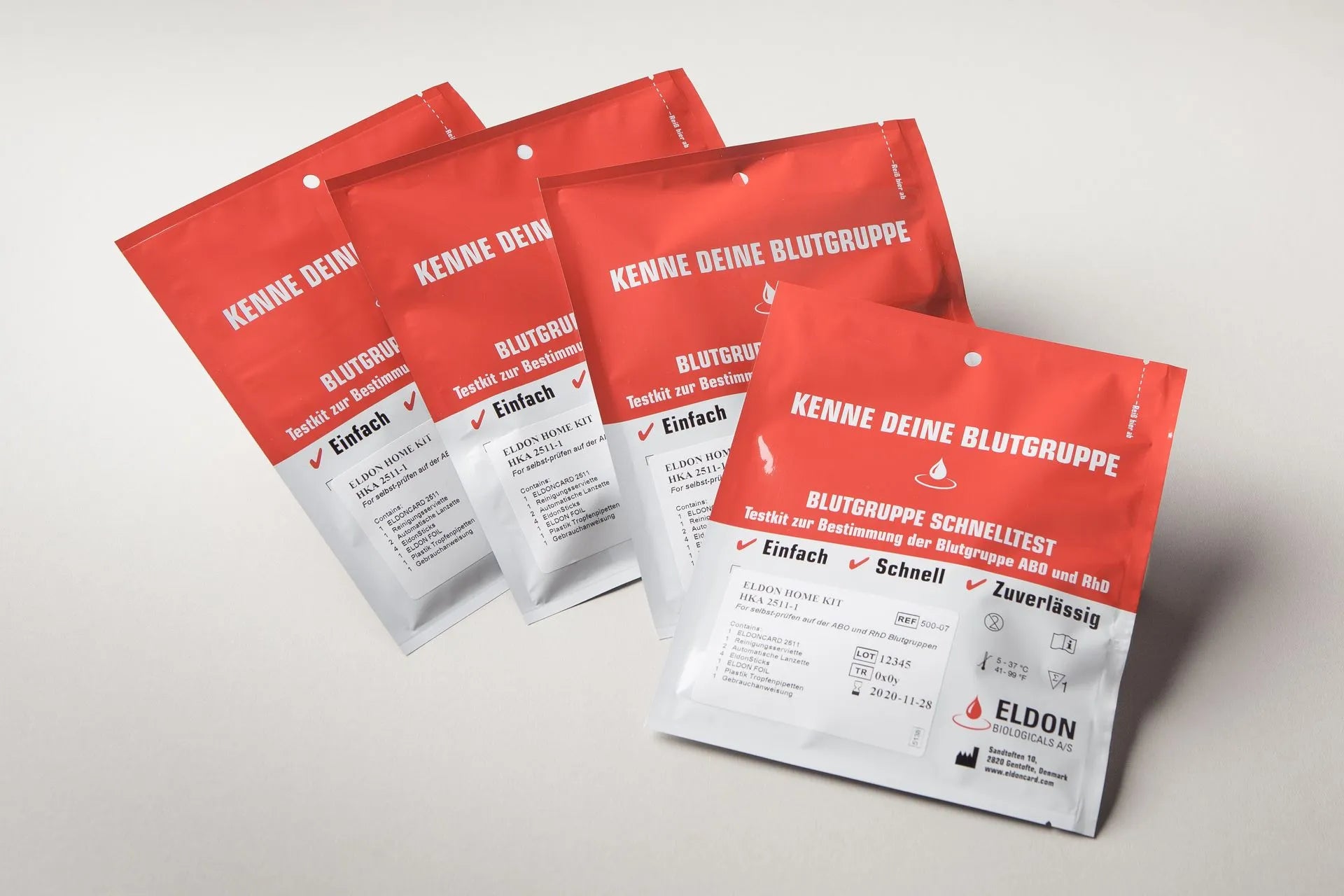 Blutgruppen Schnelltest