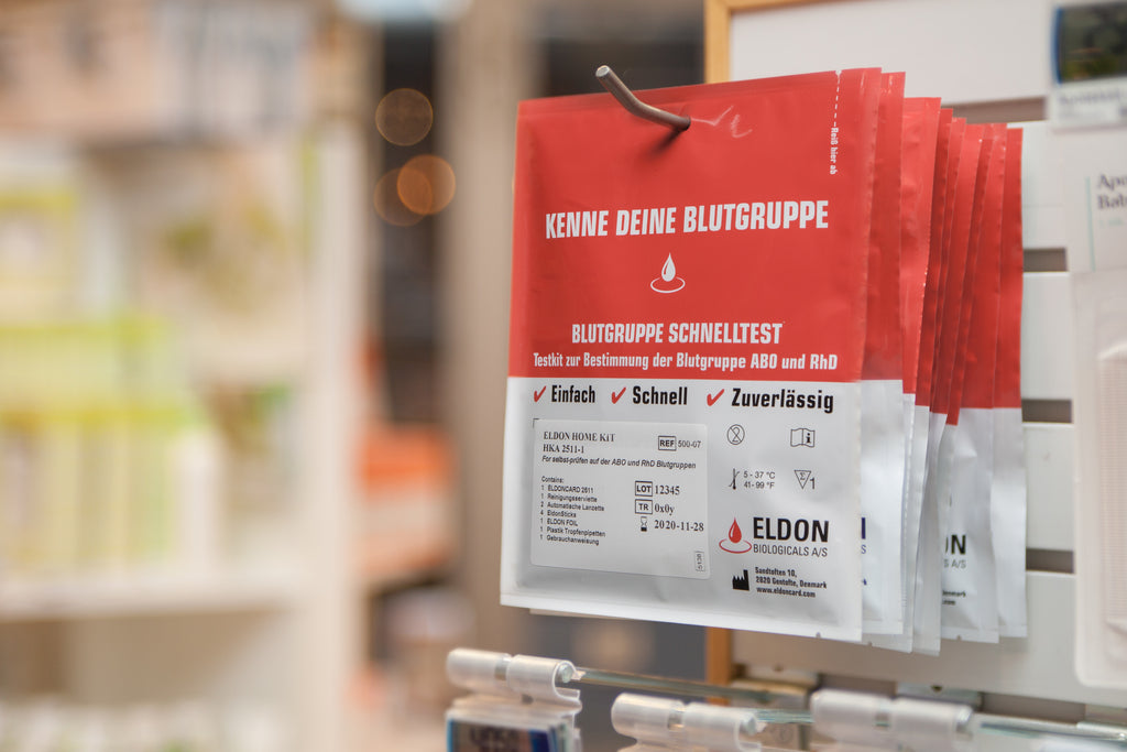 Blutgruppe Schnelltest